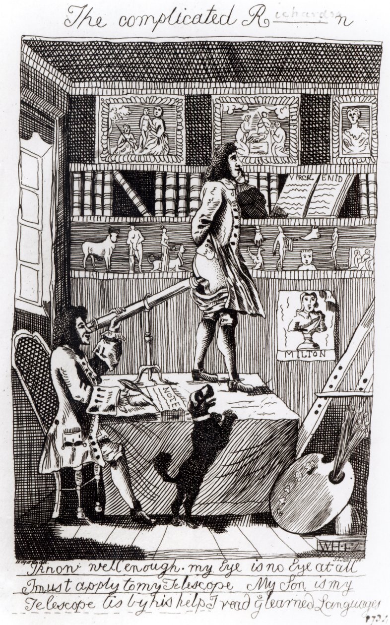 Karmaşık Richardson, 1724 by William Hogarth