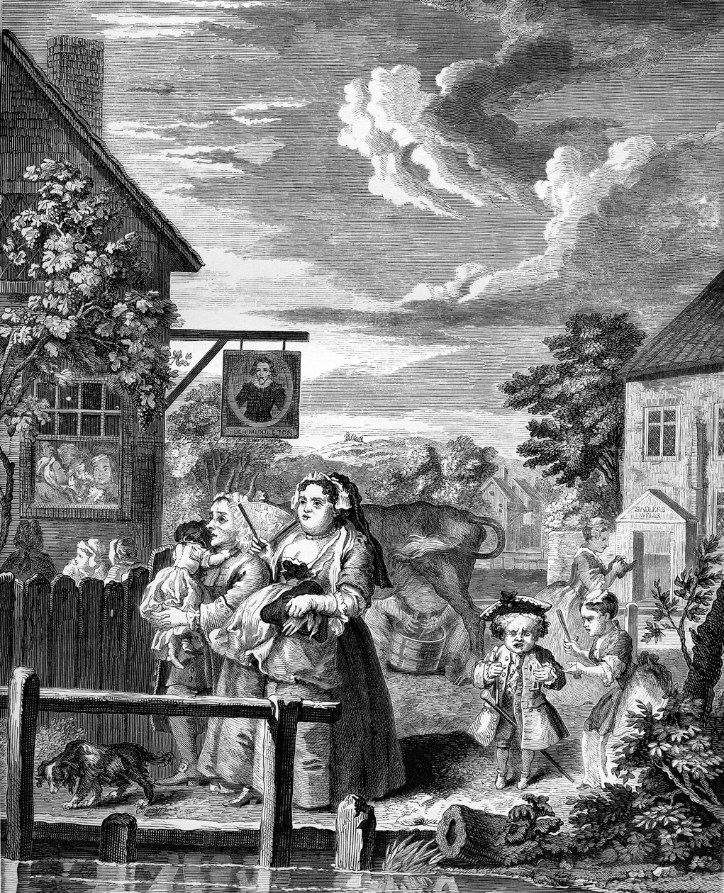 Günün Vakitleri - Akşam, William Hogarth by William Hogarth