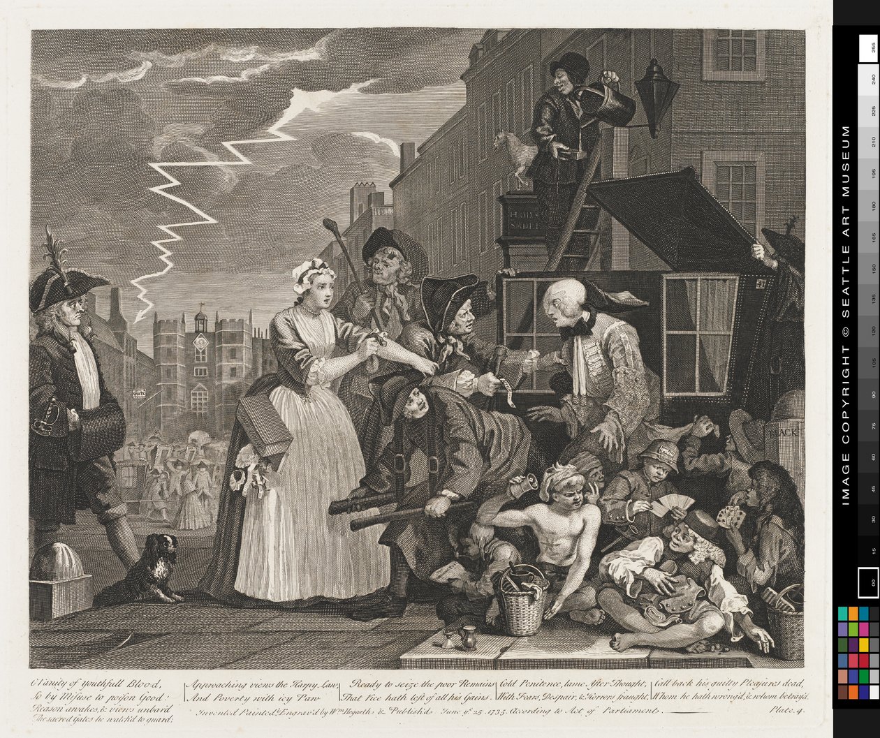 kibir by William Hogarth
