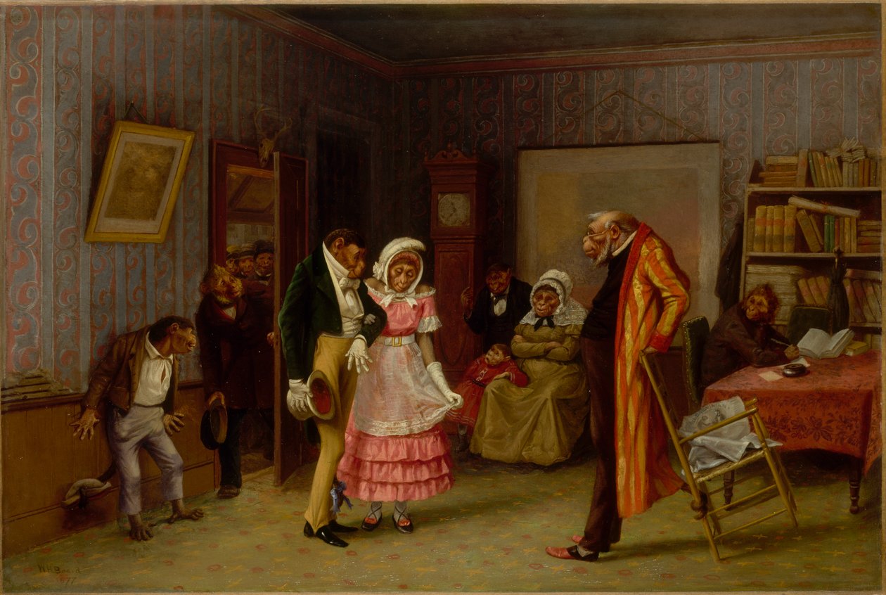 Kaçak Maç, 1877. by William Holbrook Beard