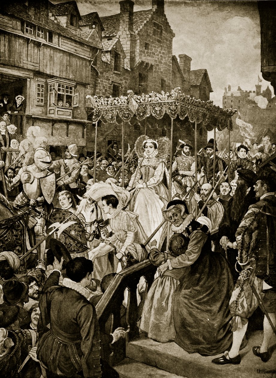 İskoç Kraliçesi Mary, Edinburgh