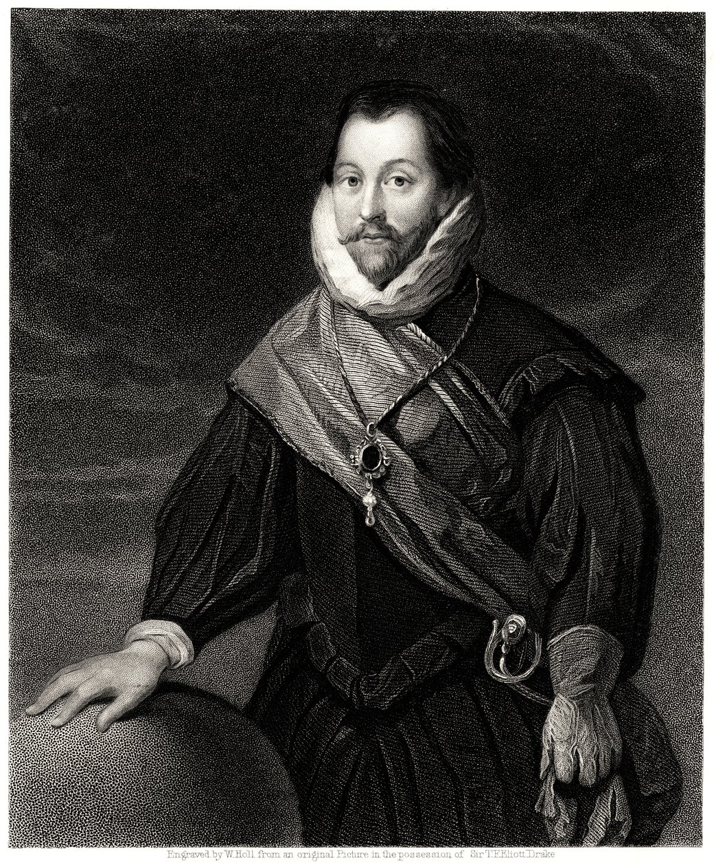 Drake, 19. yüzyıl by William Holl