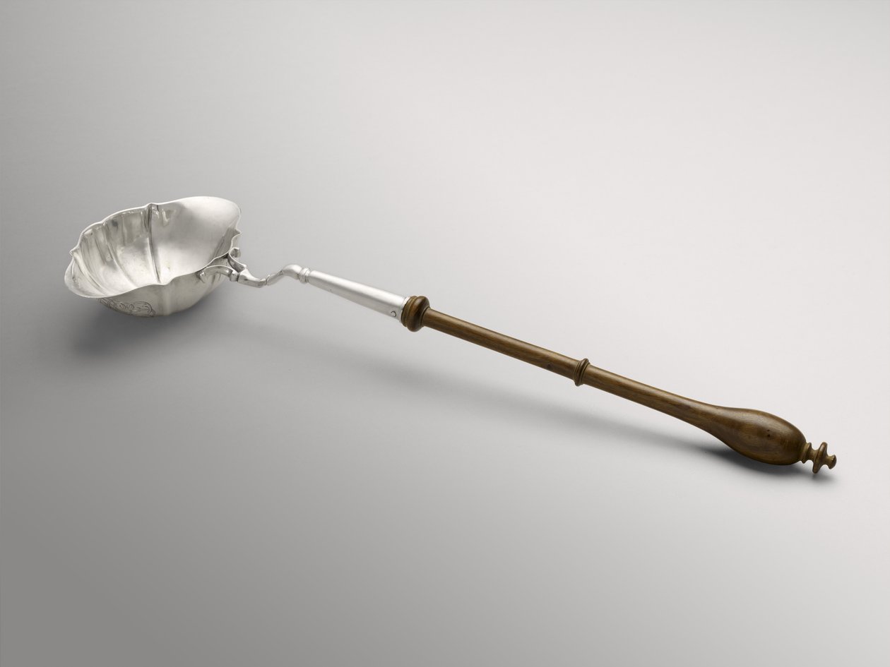 Punch veya Toddy Pota, c. 1754-1785 (gümüş ve tanımlanamayan ahşap) by William Hollingshead