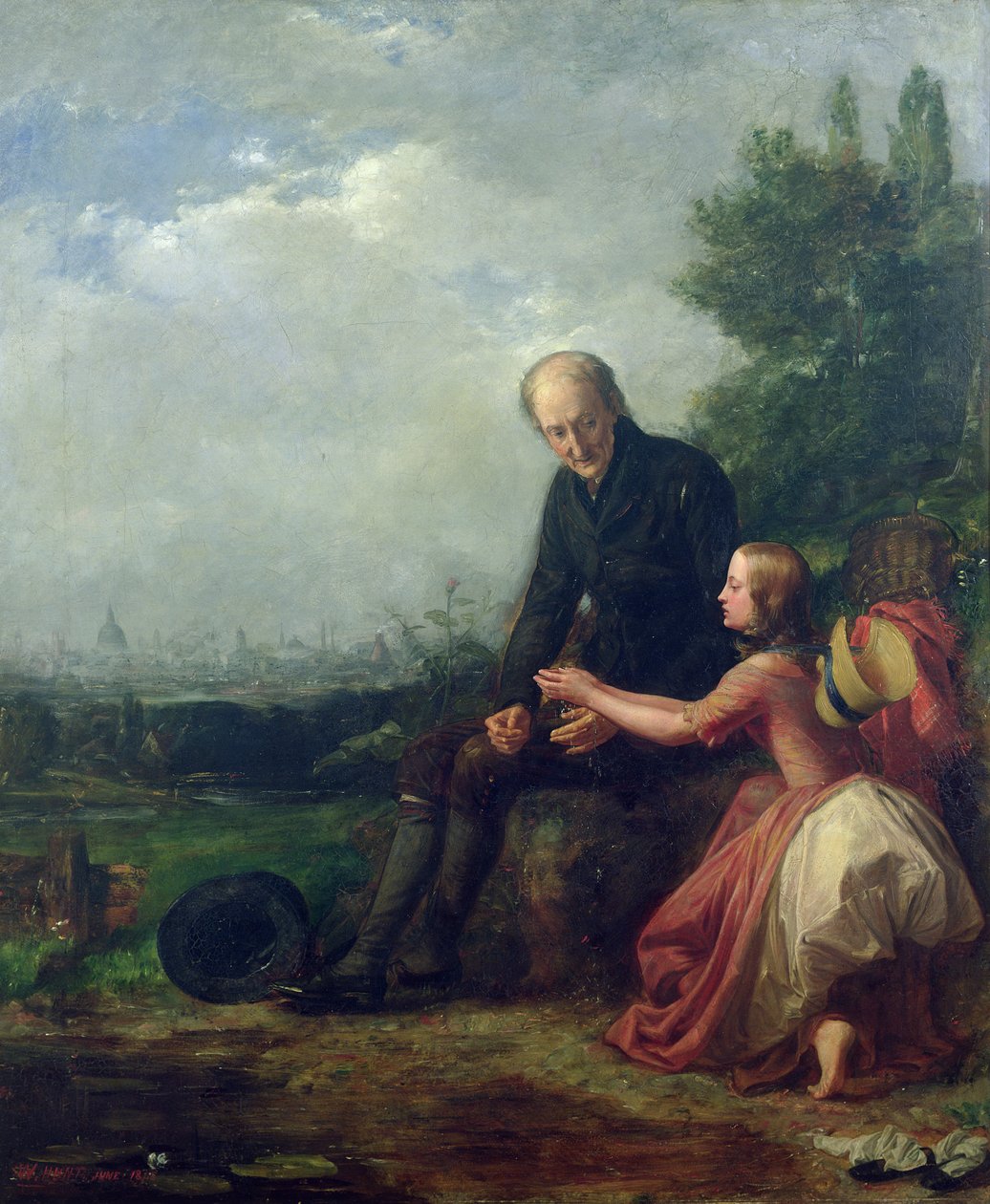 Küçük Nell ve Dedesi by William Holman Hunt