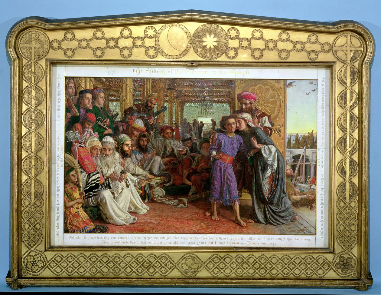 Kurtarıcının Tapınakta Bulunması, 1855 by William Holman Hunt