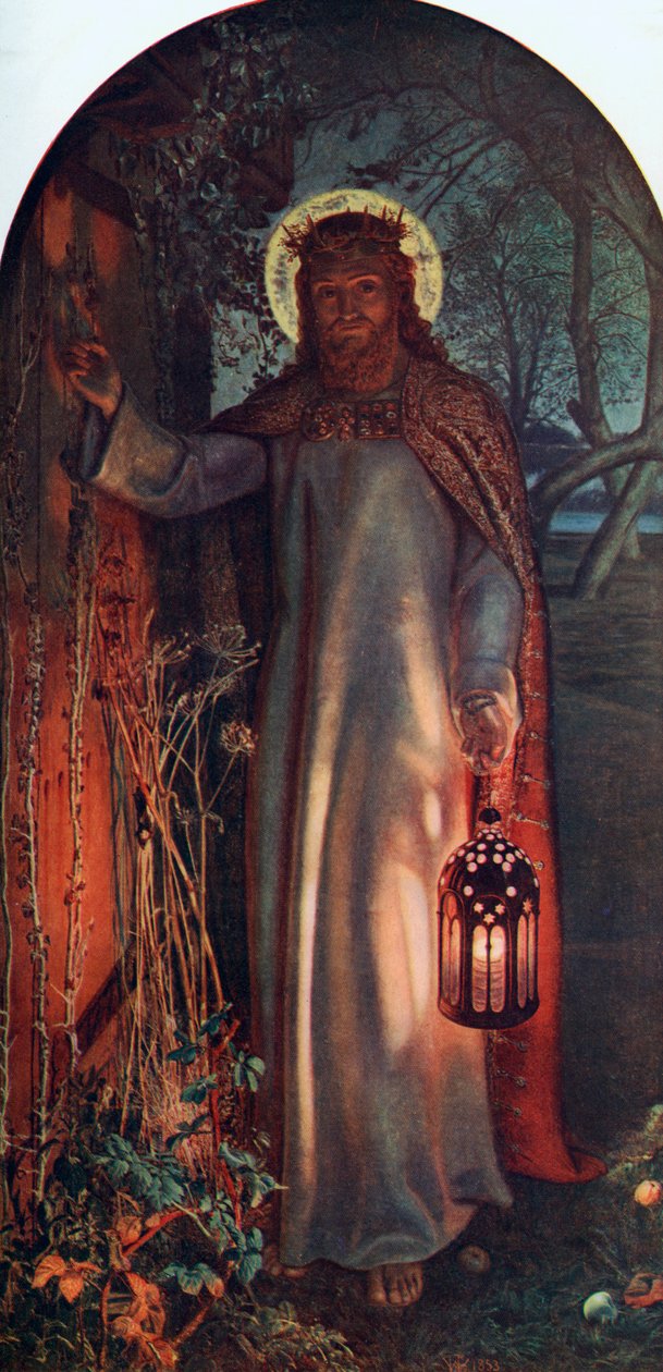 Dünyanın Işığı, c1851-1853. by William Holman Hunt