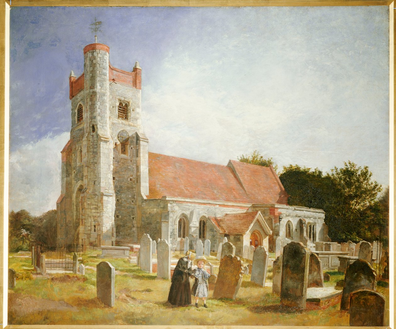 Eski Kilise, Ewell, 1847 by William Holman Hunt