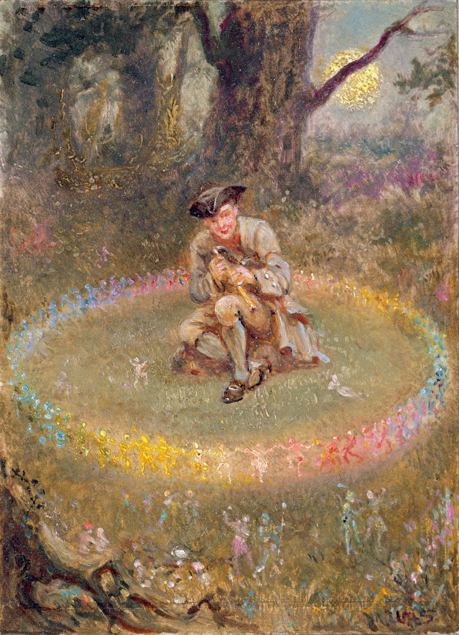 ದಿ ಫೇರಿ ರಿಂಗ್- ಎನ್ಚ್ಯಾಂಟೆಡ್ ಪೈಪರ್, c.1880 ಟರ್ಕ್ by William Holmes Sullivan