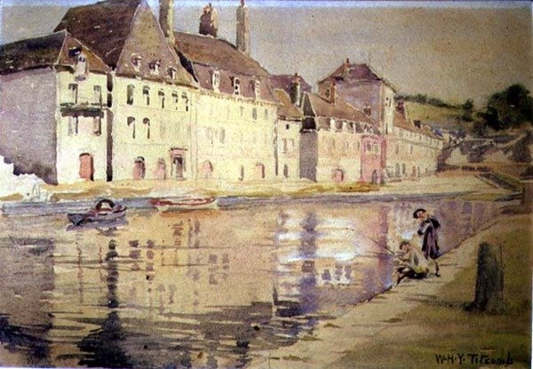 Quimperle (kağıt üzerine sulu boya) by William Holt Yates Titcomb