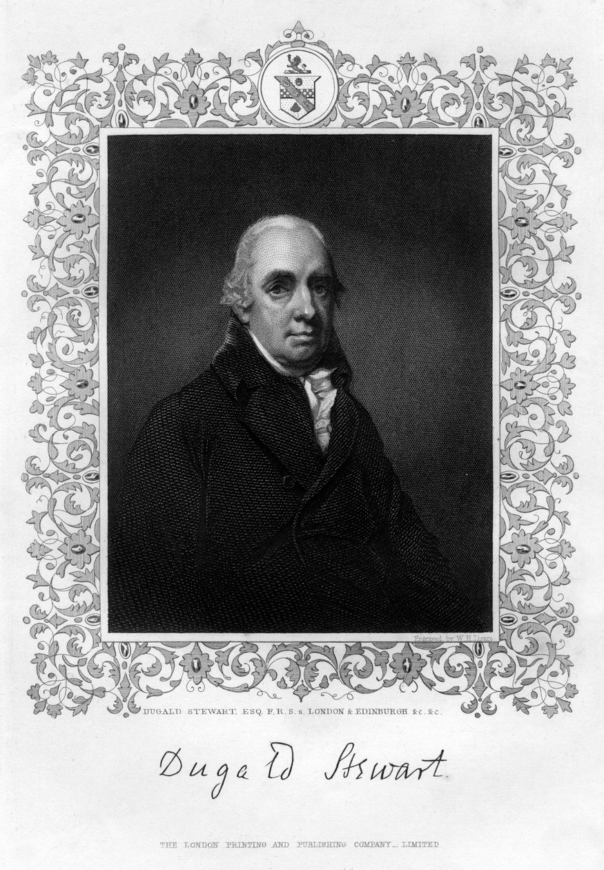 Dugald Stewart, 19. yüzyıl by William Home Lizars