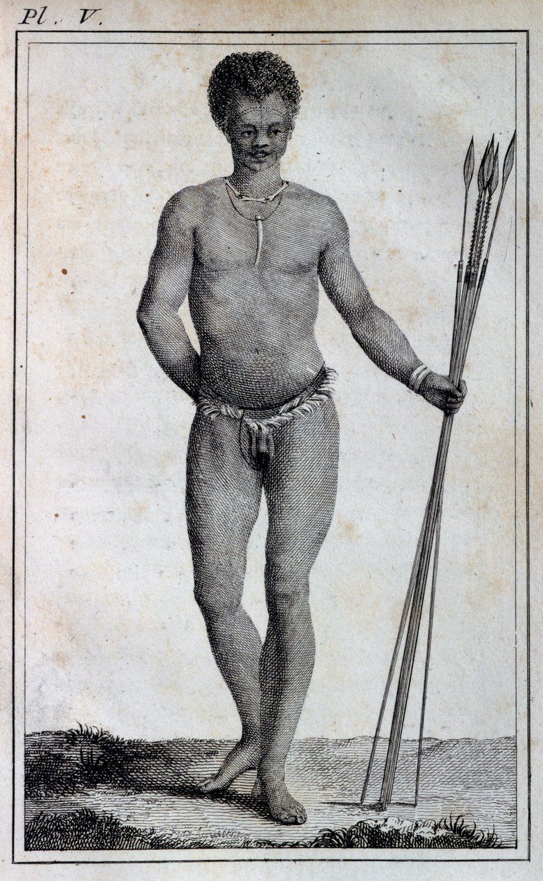 Khoikhoi adamı (Hottentot), Le Vaillant
