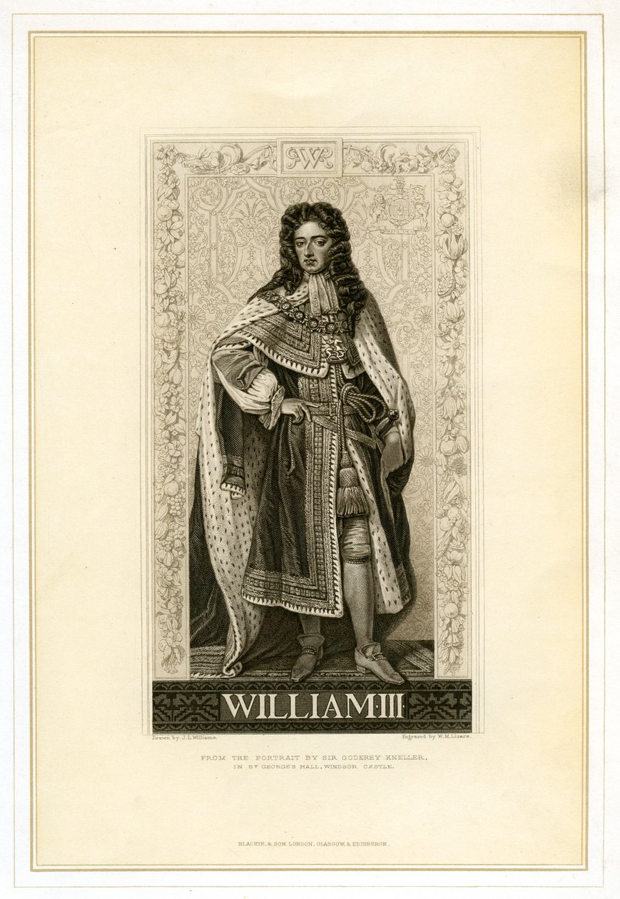 William III, İngiltere Kralı, İskoçya ve İrlanda, 19. yüzyıl. by William Home Lizars