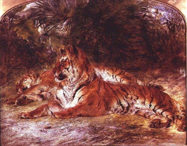 Kaplanlar (gemideki yağ) by William Huggins