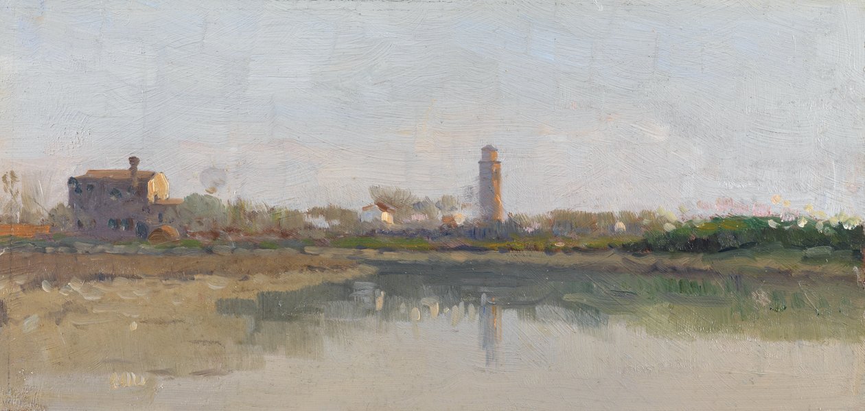 Lagünden bir Venedik Adası by William Hulton