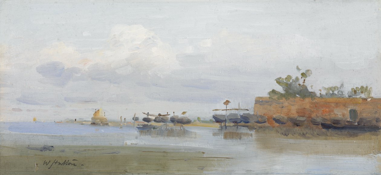 Bocca d'Arno (panelde yağ) by William Hulton