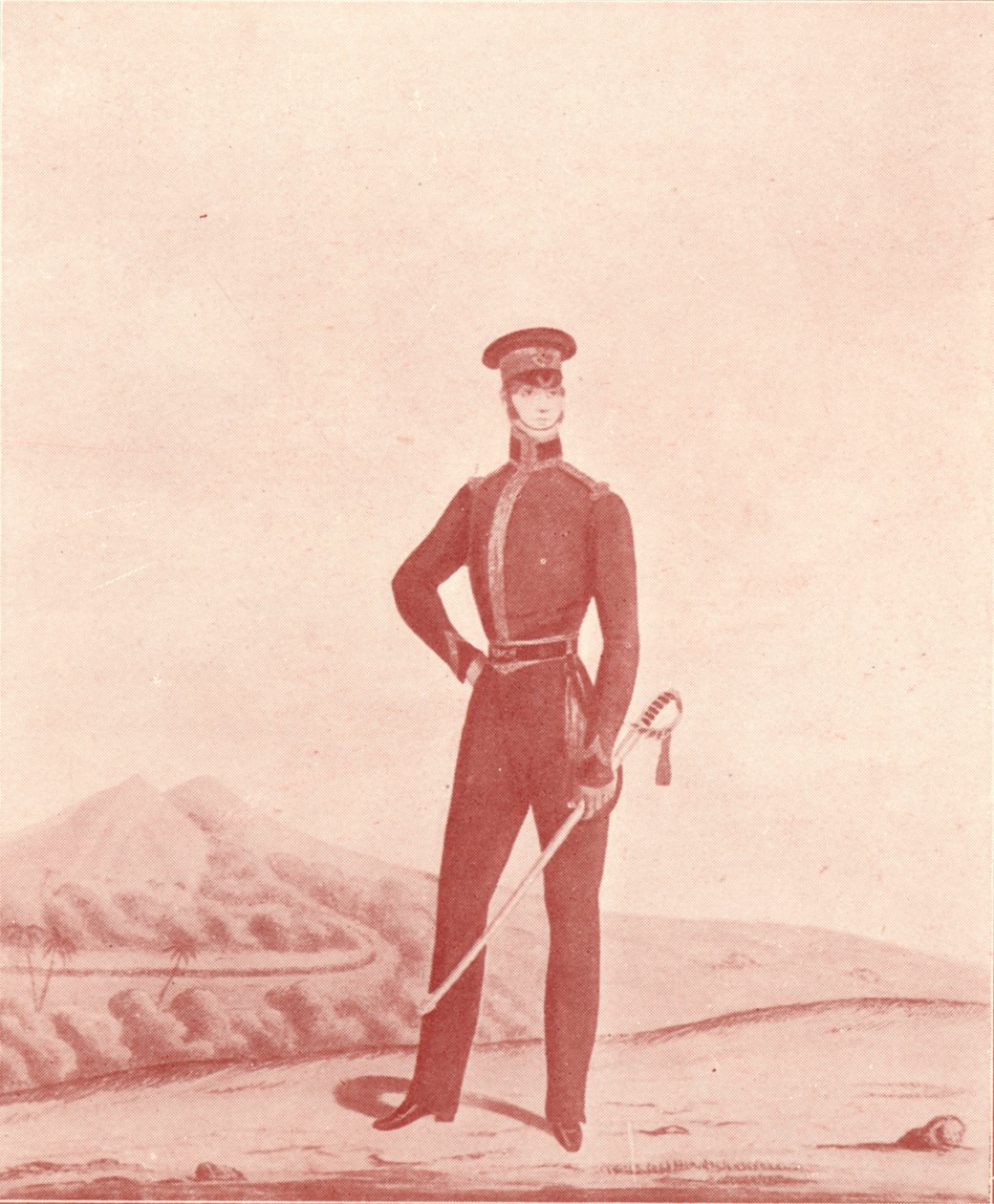 Madras Ordusu Tüfekleri Subayı, Soyun, c1837-1843, 1909 by William Hunsley