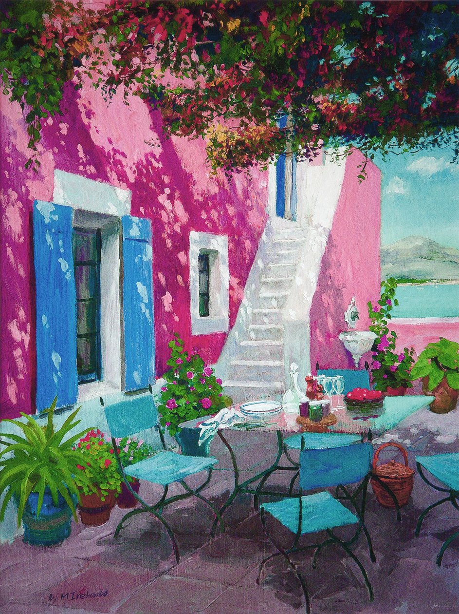Sıcak pembe teras (gemide yağ) by William Ireland