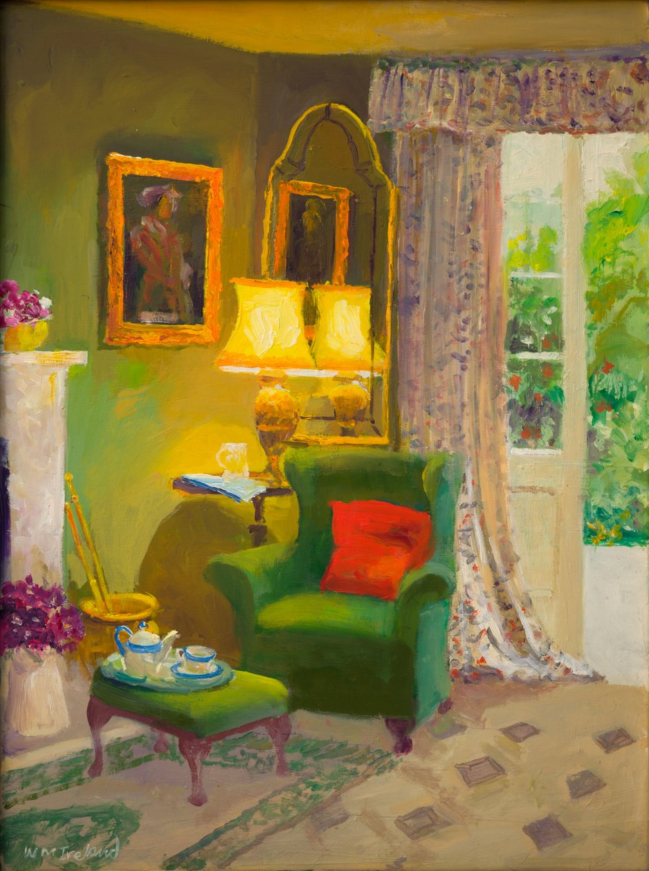 Kırmızı yastık (gemideki yağ) by William Ireland