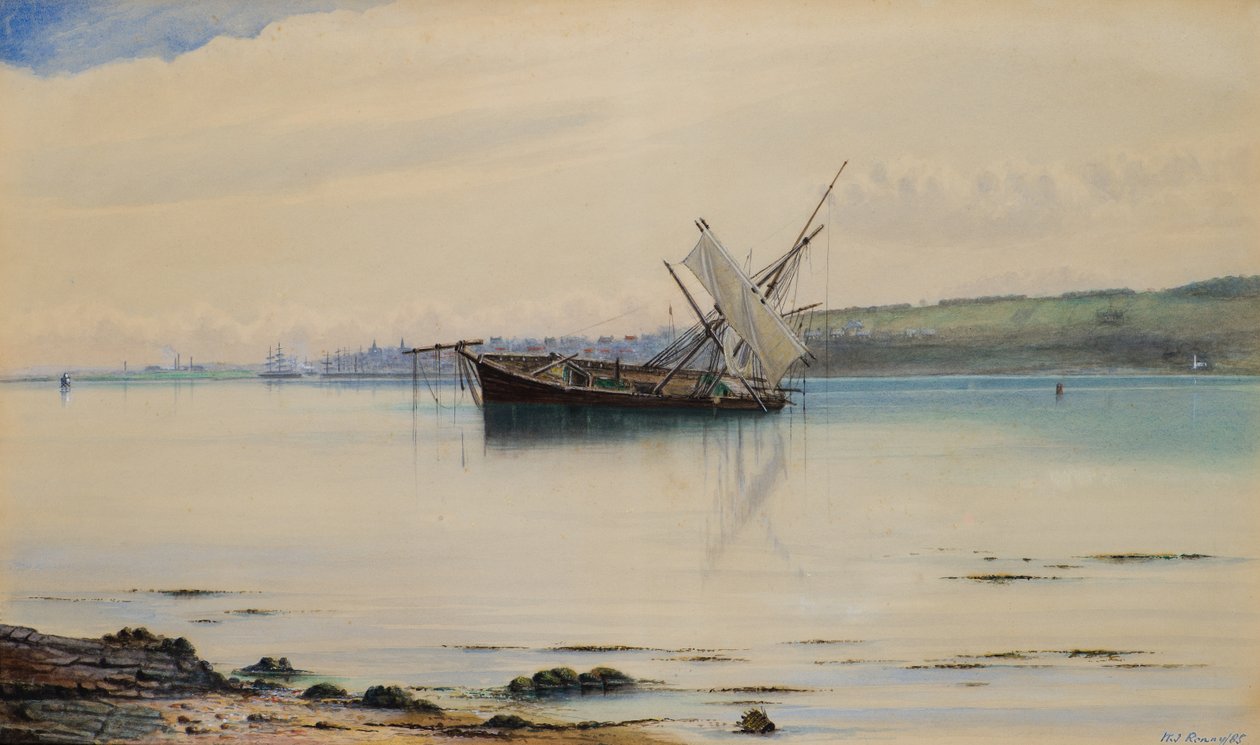 Dundee konumundan Tayport by William J. Renny