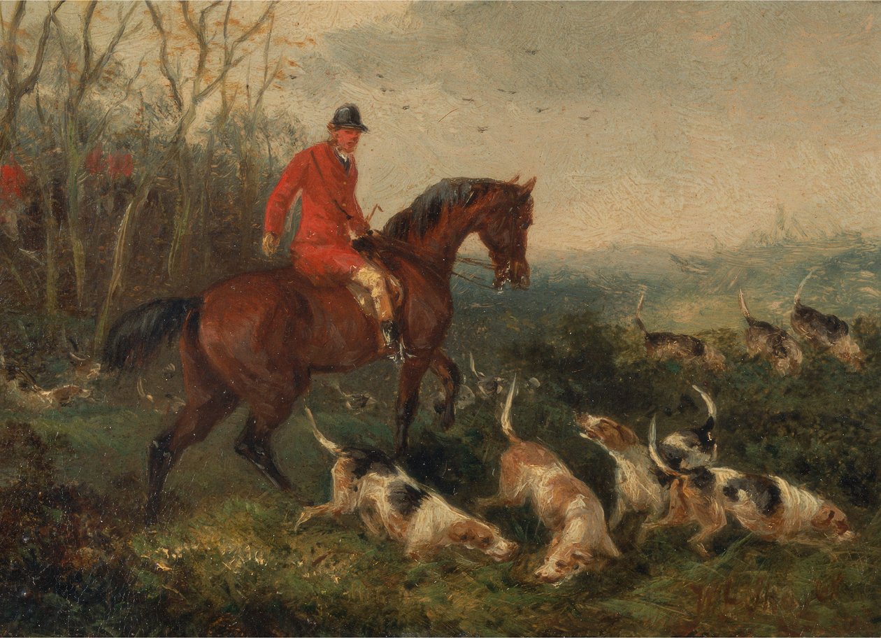 Tilki Avı: Kapakta by William J. Shayer