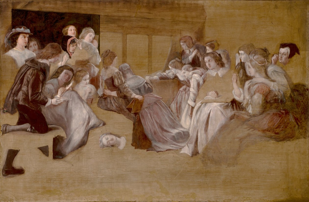 Şehitlik Arifesi (tuval üzerine yağlıboya) by William James (attr. to) Grant