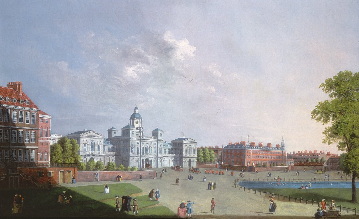 Atlı Muhafızlar Geçit Töreni, Westminster, 18. yüzyıl by William James
