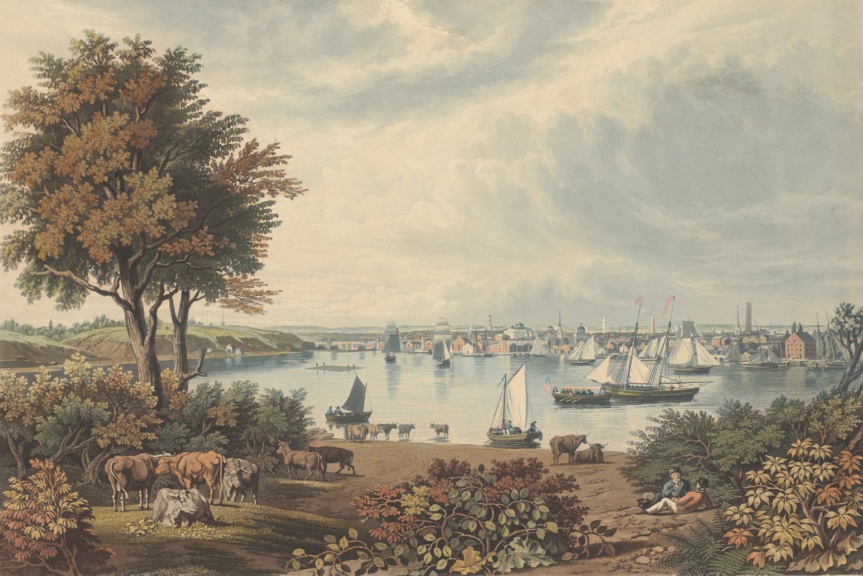Baltimore Whetstone Point yakınlarında çekildi, 1831