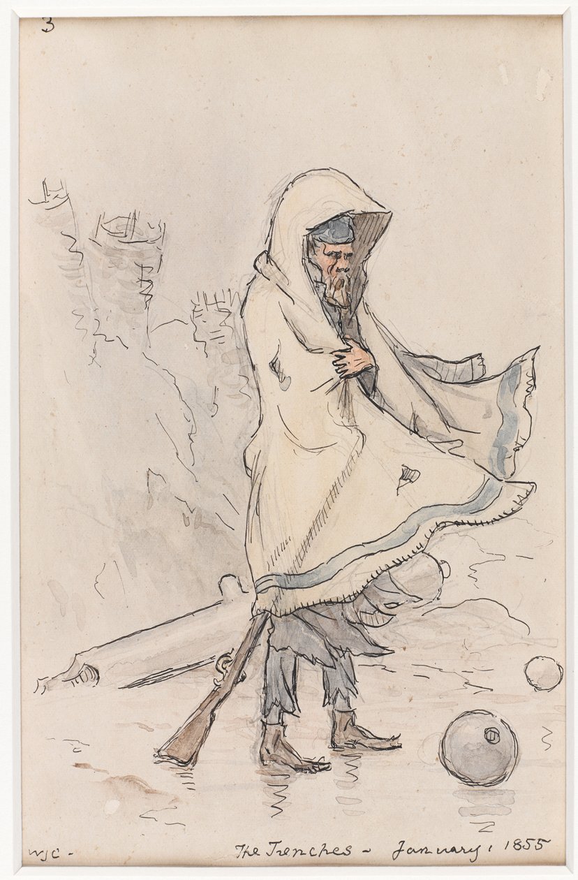 Siperler, Ocak 1855 (suluboya) by William James Colville