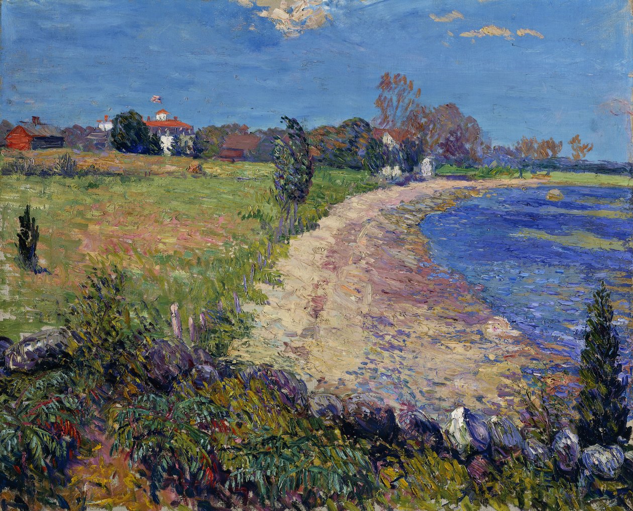 Curving Plajı, New England by William James Glackens