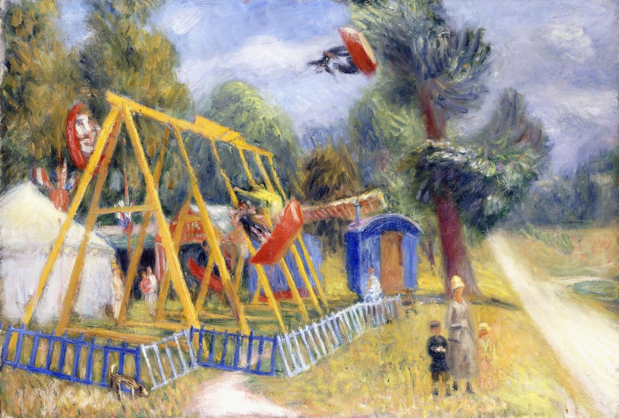 Fransız Fuarı, c.1927 (tuval üzerine yağlı boya) by William James Glackens