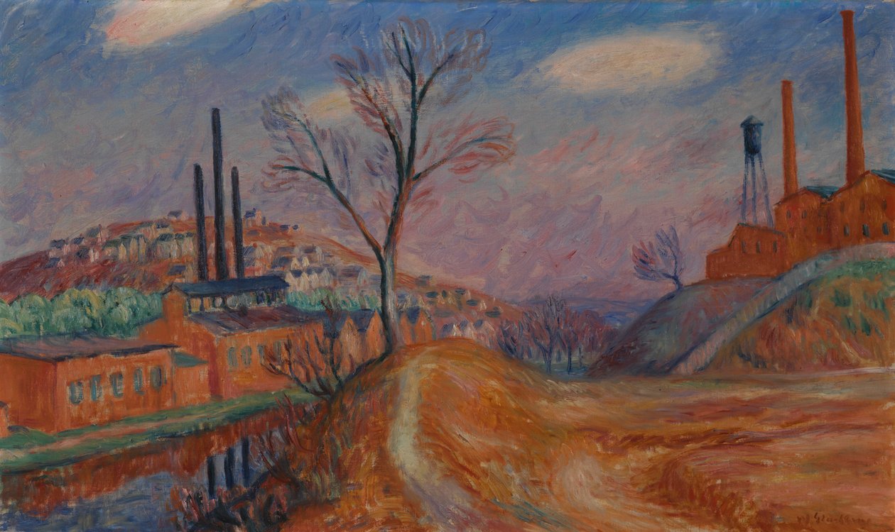 Peyzaj-Fabrikalar by William James Glackens