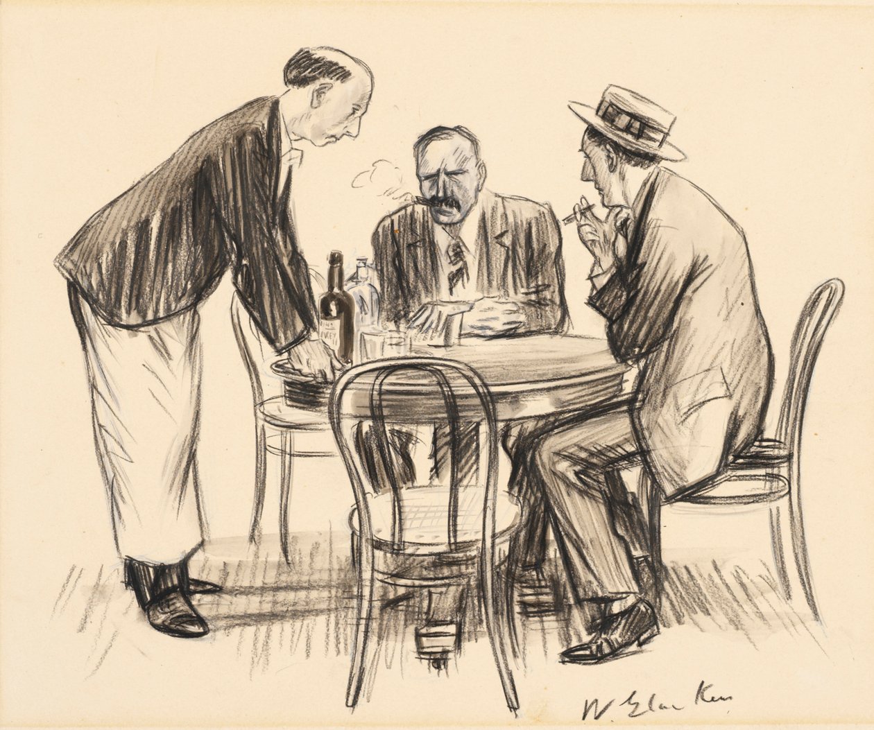Bir Daha Asla, Kasvetli Bir Şekilde Belirtti by William James Glackens