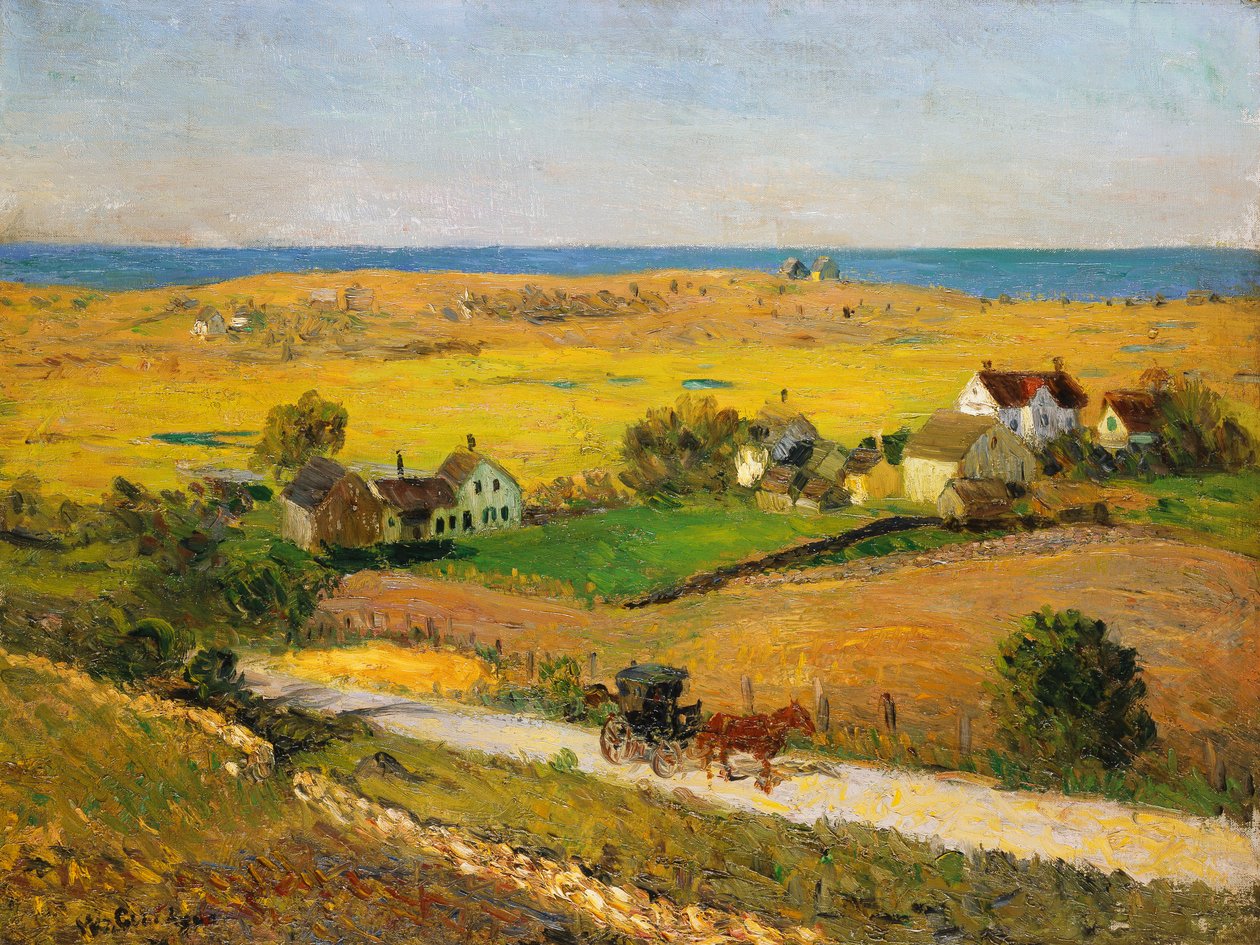 New England Manzaraları by William James Glackens