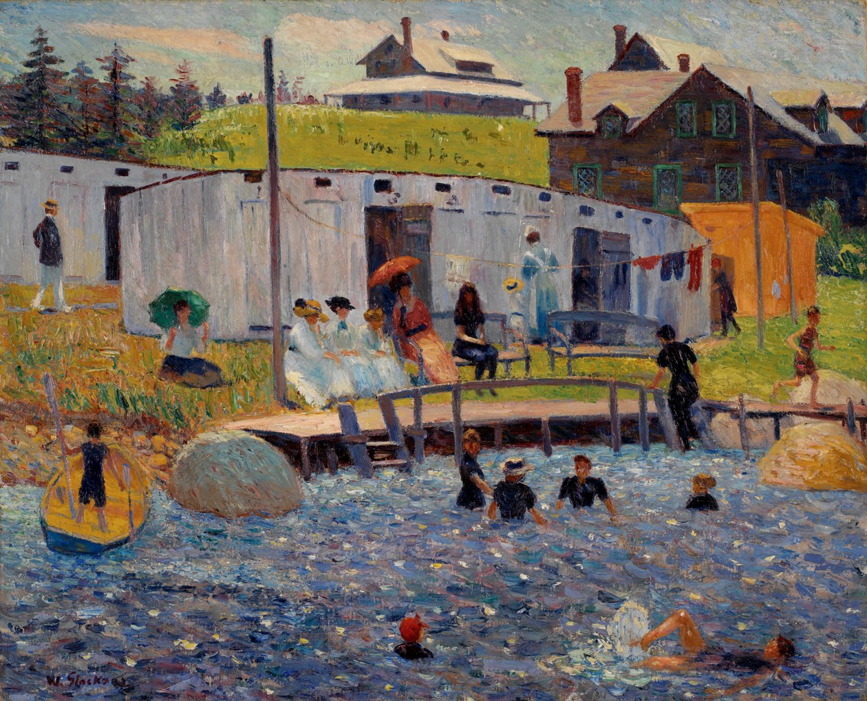 Banyo Saati, Chester, Nova Scotia by William James Glackens
