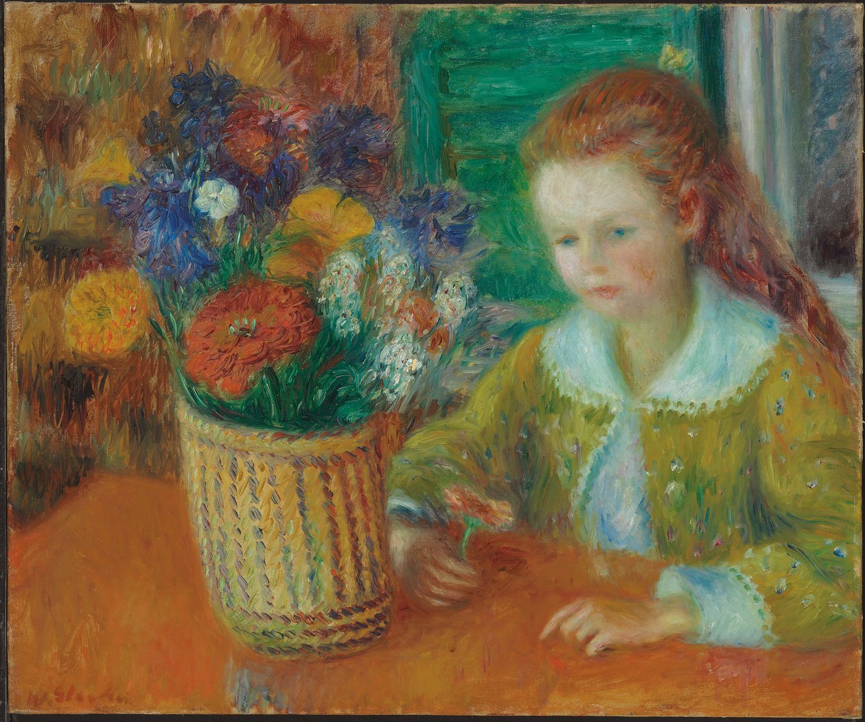 Kahvaltı Sundurması, c.1920 (tuval üzerine yağlı boya) by William James Glackens