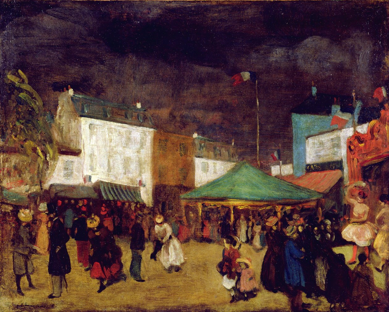 İlçe Fuarı, c.1895 by William James Glackens