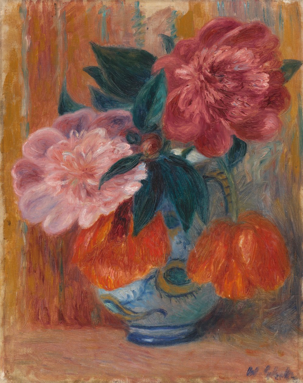 Sürahideki Laleler ve Şakayıklar by William James Glackens