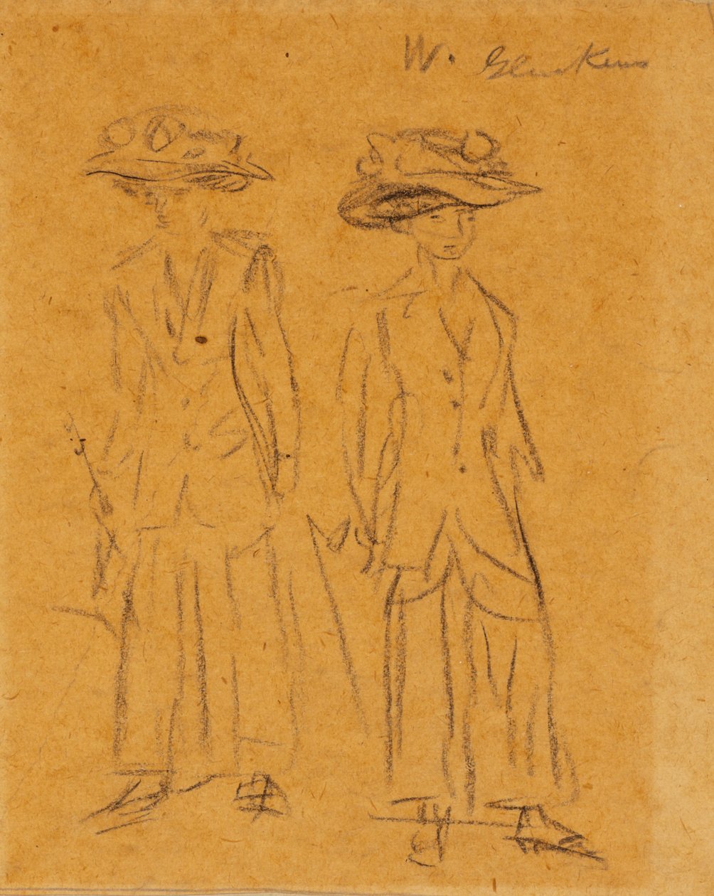 İki kadın by William James Glackens