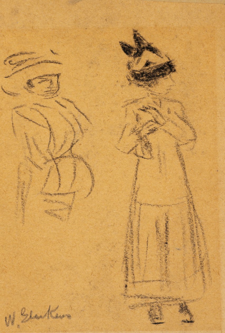 İki kadın by William James Glackens