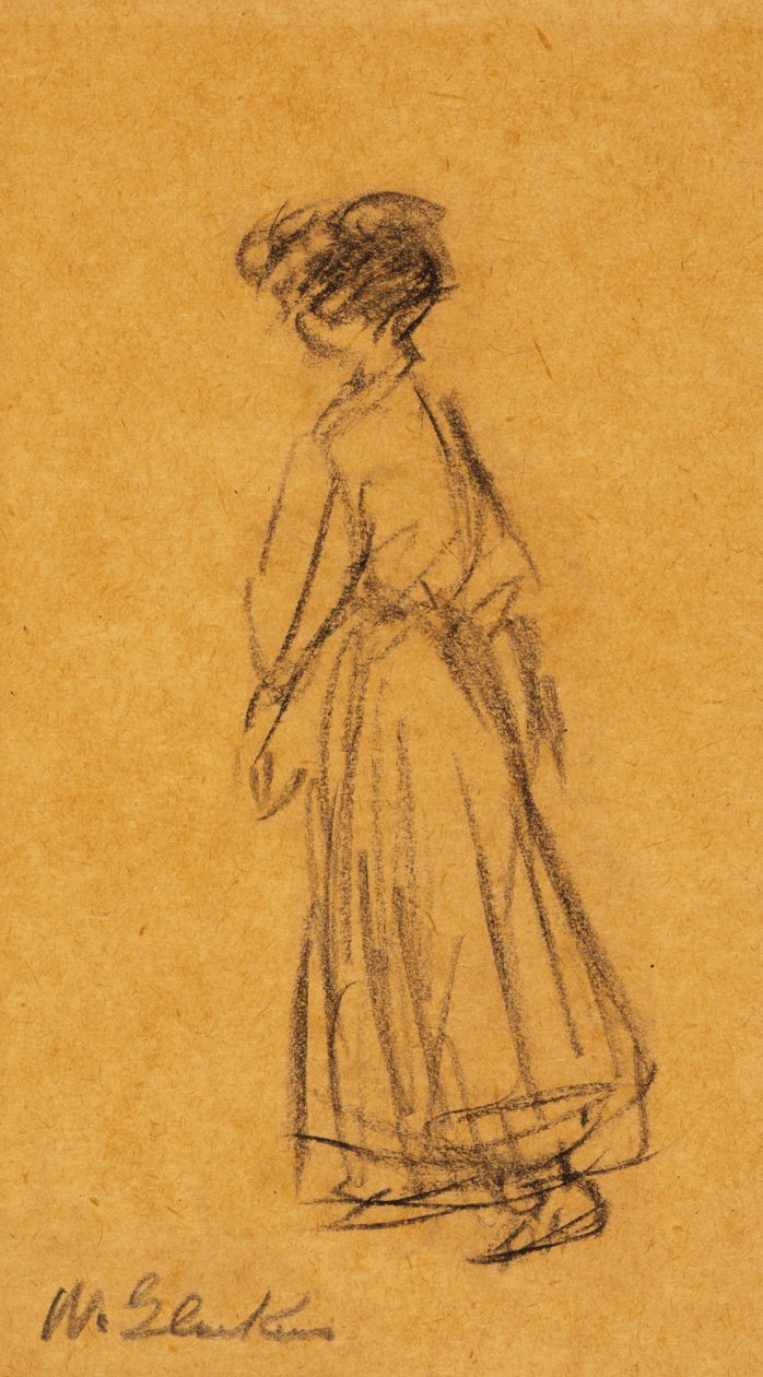 yürüyen kadın by William James Glackens