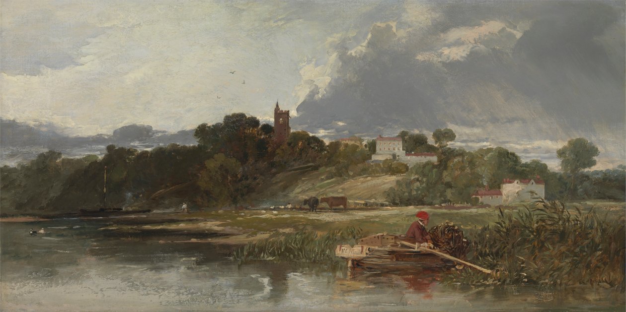 Medway'deki Gillingham by William James Muller