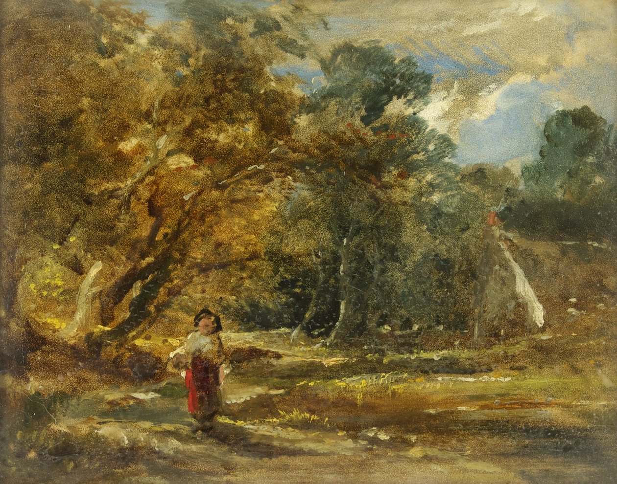 Kızla Manzara (gemide yağ) by William James Muller