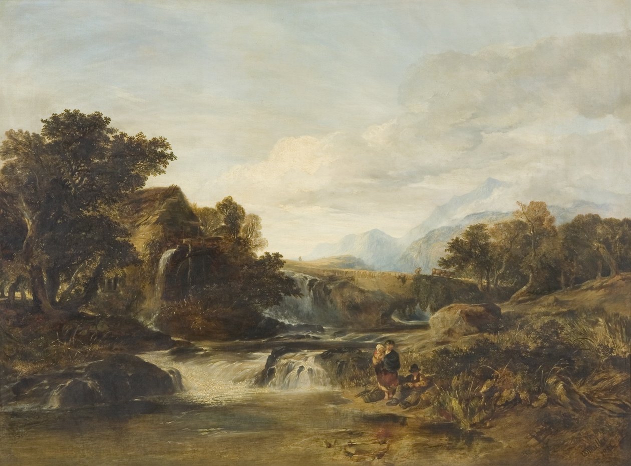 Pandy Mill, North Wales by William James Muller