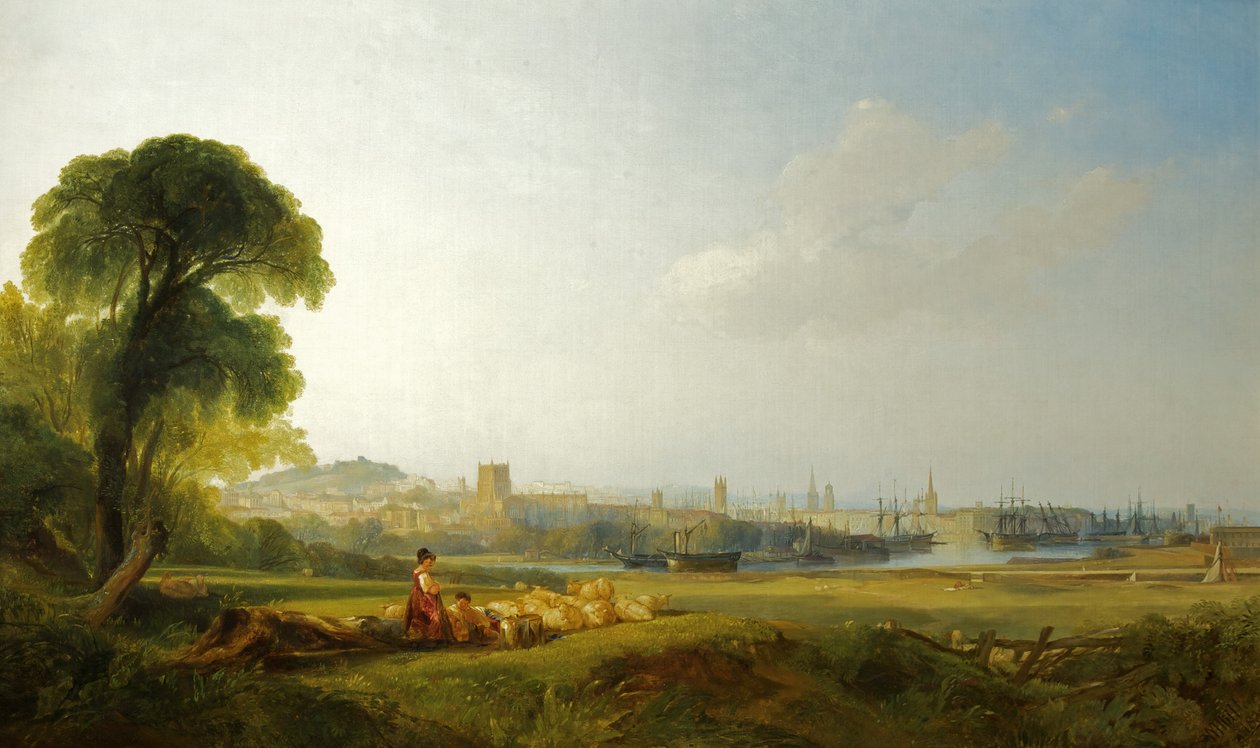Bristol manzarası by William James Muller