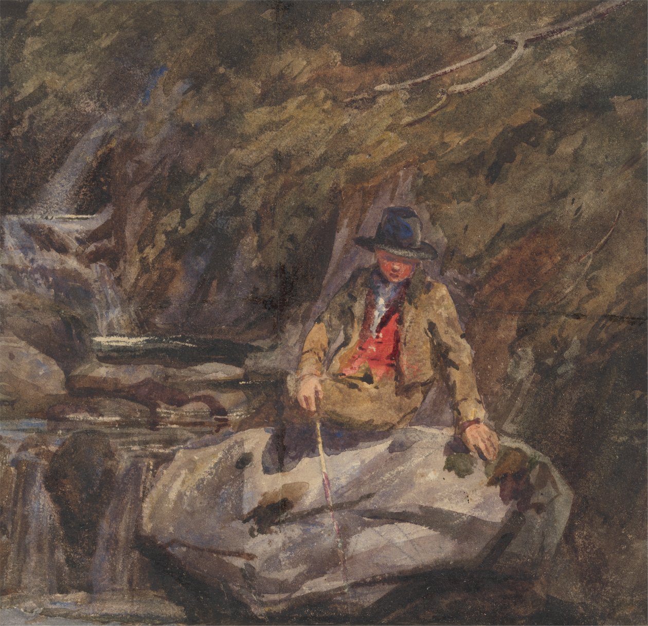 genç balıkçı by William James Muller