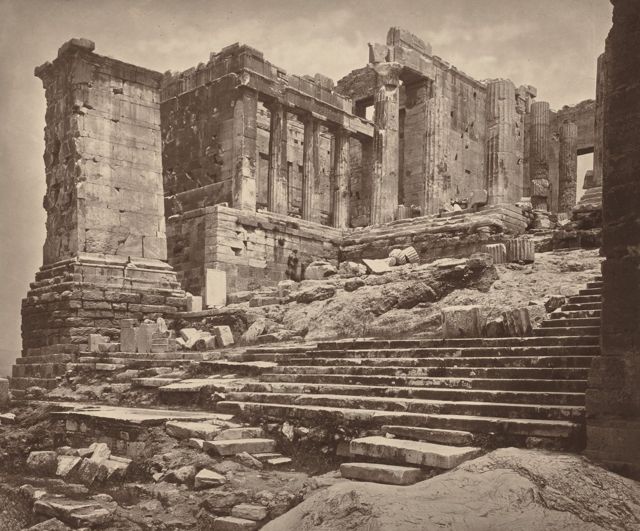 Güneybatıdan Propylaea by William James Stillman