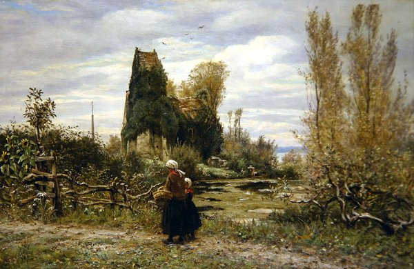 Harap Bir Yol (tuval üzerine yağlı boya) by William John Hennessy