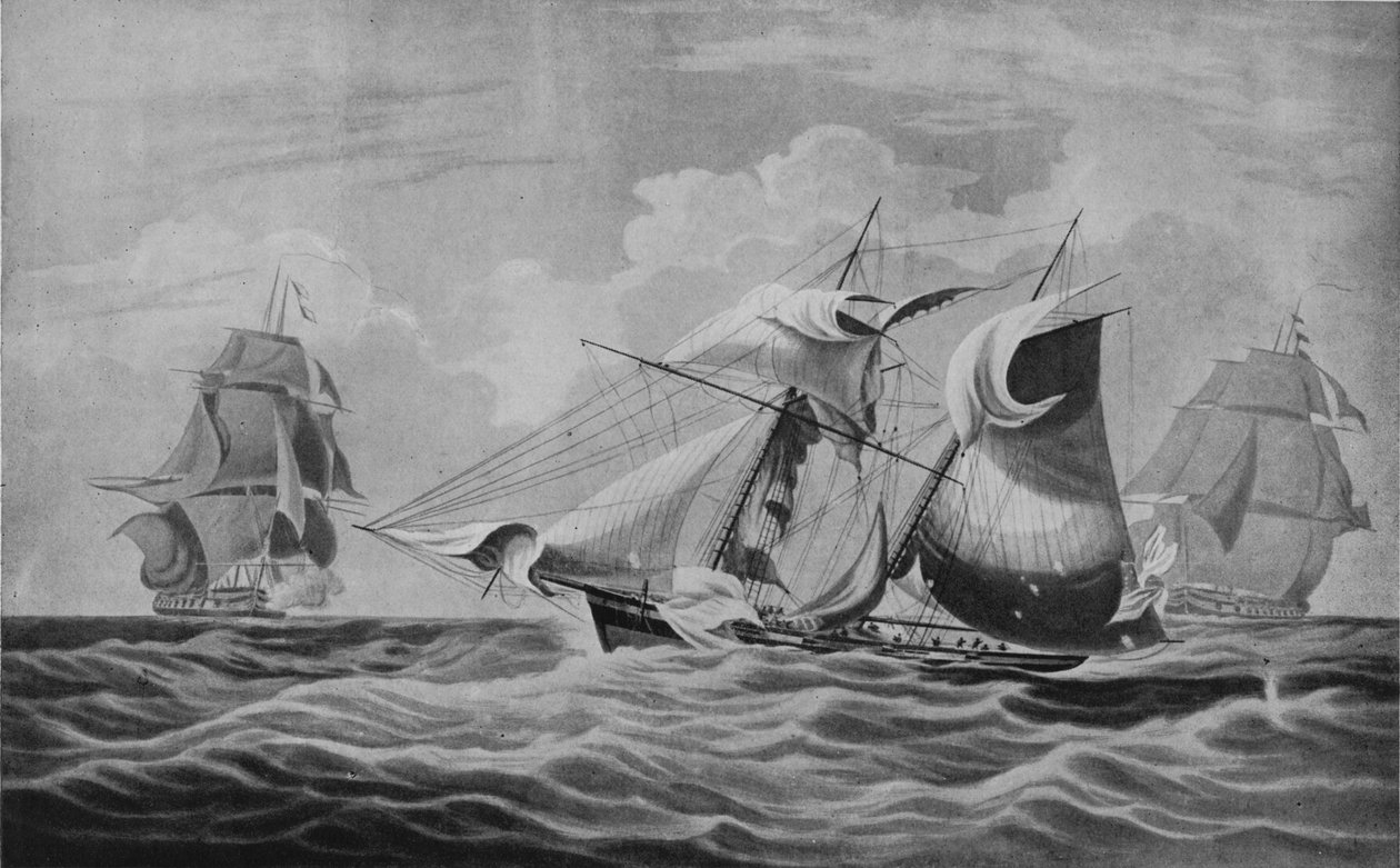 Silahlı Bir Tüccar Gemisinin Ele Geçirilmesi, c1813 by William John Huggins