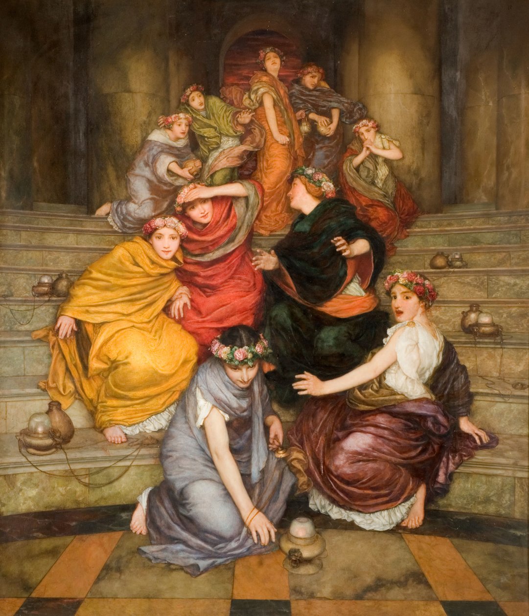 Bilge ve Budala Bakireler Meseli, 1899. by William John Wainwright