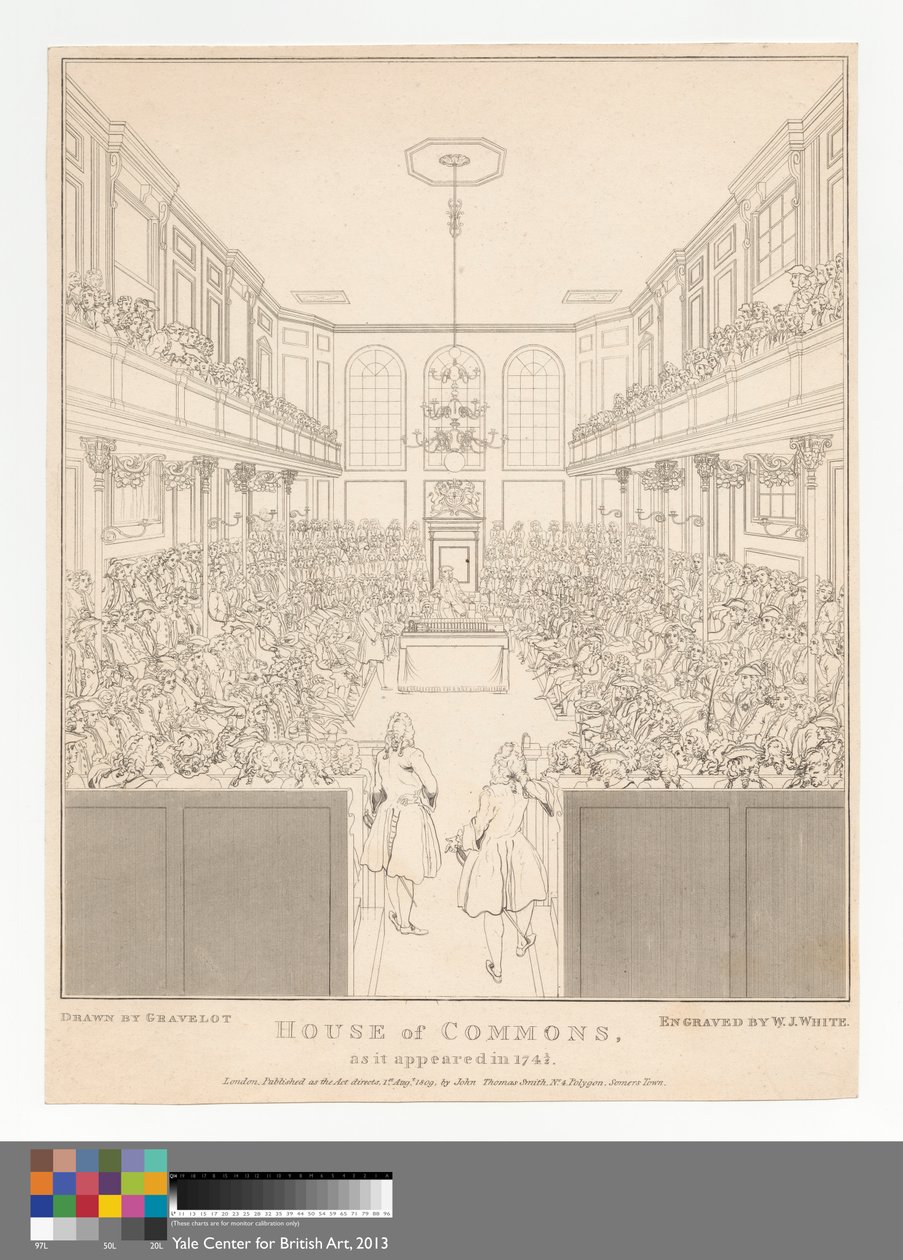 Avam Kamarası, 1741-2'de ortaya çıktığı şekliyle by William Johnstone White